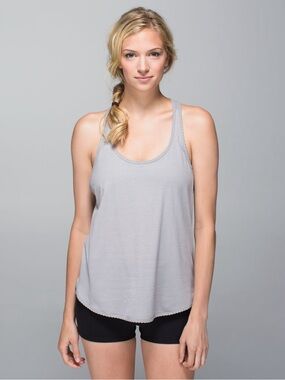 Lululemon 105 F Singlet *Silver